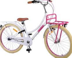 TPFSports Excellent Kinderfahrrad - Mädchen - 24 Zoll - 3 Gänge - Rücktritt + Handbremse - Schwarz