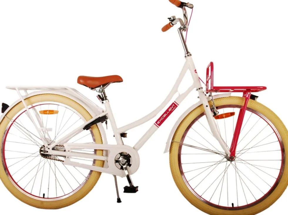 TPFSports Excellent Kinderfahrrad - Mädchen - 26 Zoll - Rücktritt + Handbremse - Grün