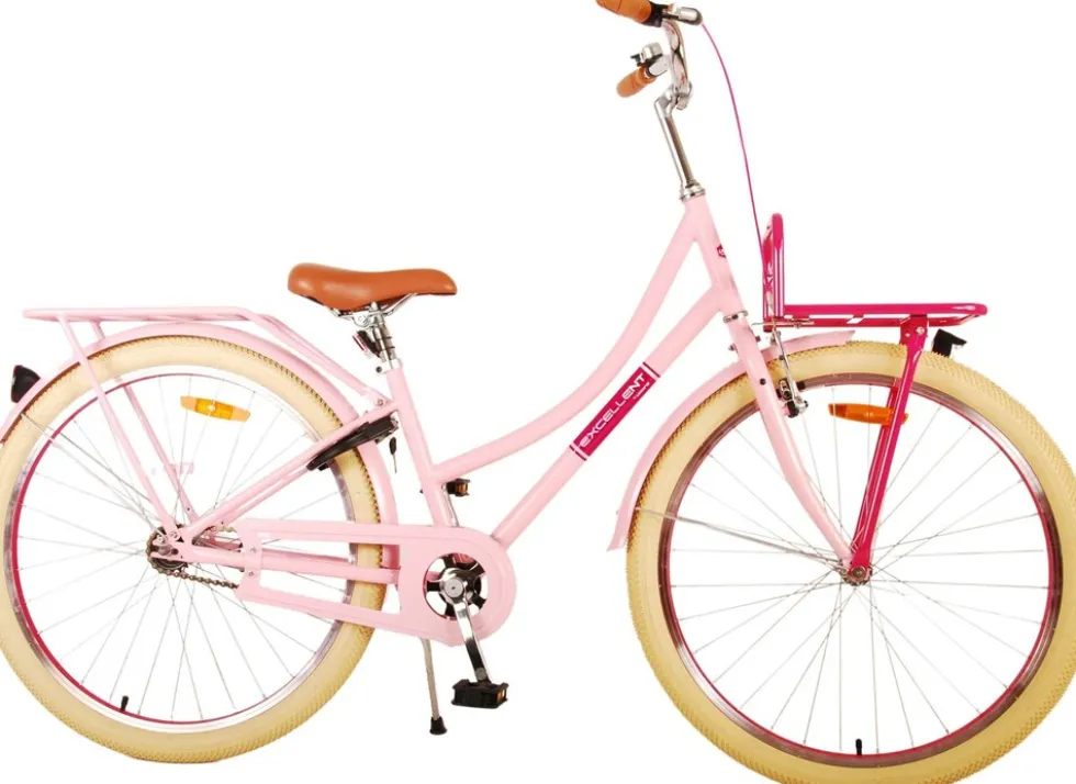 TPFSports Excellent Kinderfahrrad - Mädchen - 26 Zoll - Rücktritt + Handbremse - Grün