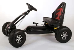 TPFSports Go Kart Rennwagen - Jungen - eine Handbremse - Schwarz