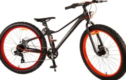 TPFSports Gradient Kinderfahrrad - Jungen - 26 Zoll - 7-Gang - Scheibenbremse - Schwarz