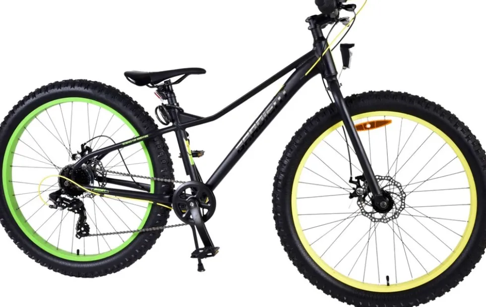 TPFSports Gradient Kinderfahrrad - Jungen - 26 Zoll - 7-Gang - Scheibenbremse - Schwarz