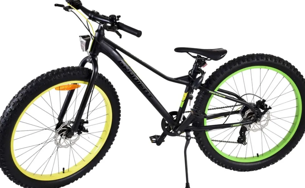 TPFSports Gradient Kinderfahrrad - Jungen - 26 Zoll - 7-Gang - Scheibenbremse - Schwarz