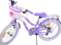 TPFSports Lovely Kinderfahrrad - Mädchen - 20 Zoll - 2 Handbremsen - 7 Gänge - Lila