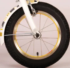 TPFSports Miracle Cruiser Kinderfahrrad - Mädchen - 14 Zoll - Rücktritt + Handbremse - Mattschwarz