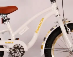TPFSports Miracle Cruiser Kinderfahrrad - Mädchen - 16 Zoll - Rücktritt + Handbremse - Weiß