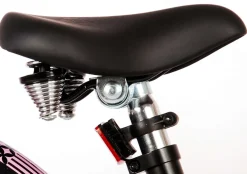 TPFSports Miracle Cruiser Kinderfahrrad - Mädchen - 18 Zoll - Rücktritt + Handbremse - Mattschwarz