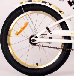 TPFSports Miracle Cruiser - Mädchen - 18 Zoll - Rücktritt + Handbremse - Weiß