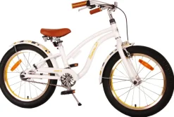 TPFSports Miracle Cruiser - Mädchen - 18 Zoll - Rücktritt + Handbremse - Weiß