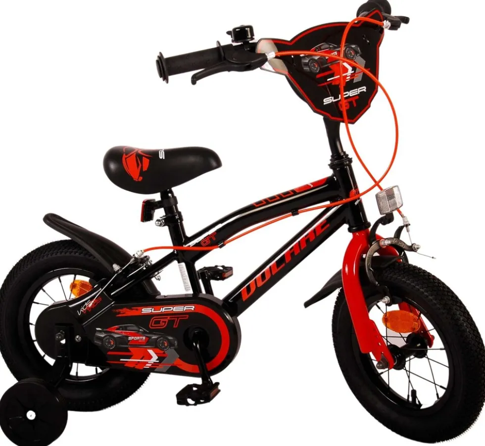 TPFSports Super GT Kinderfahrrad - Jungen - 12 Zoll - Rücktritt + Handbremse - Grün