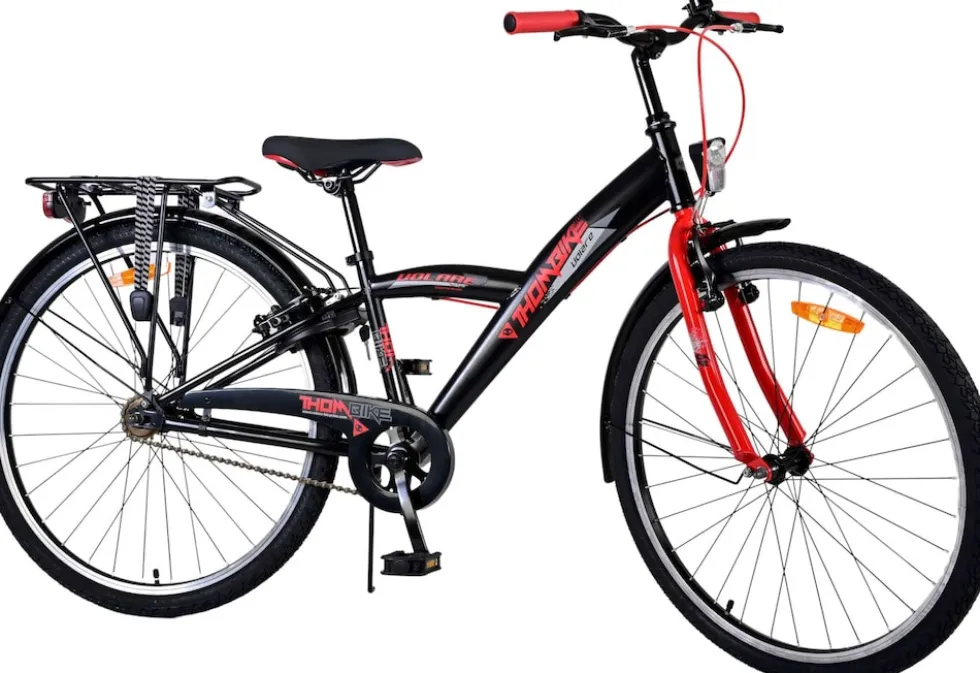 TPFSports Thombike Kinderfahrrad - Jungen - 26 Zoll - Rücktritt + Handbremse - Grün