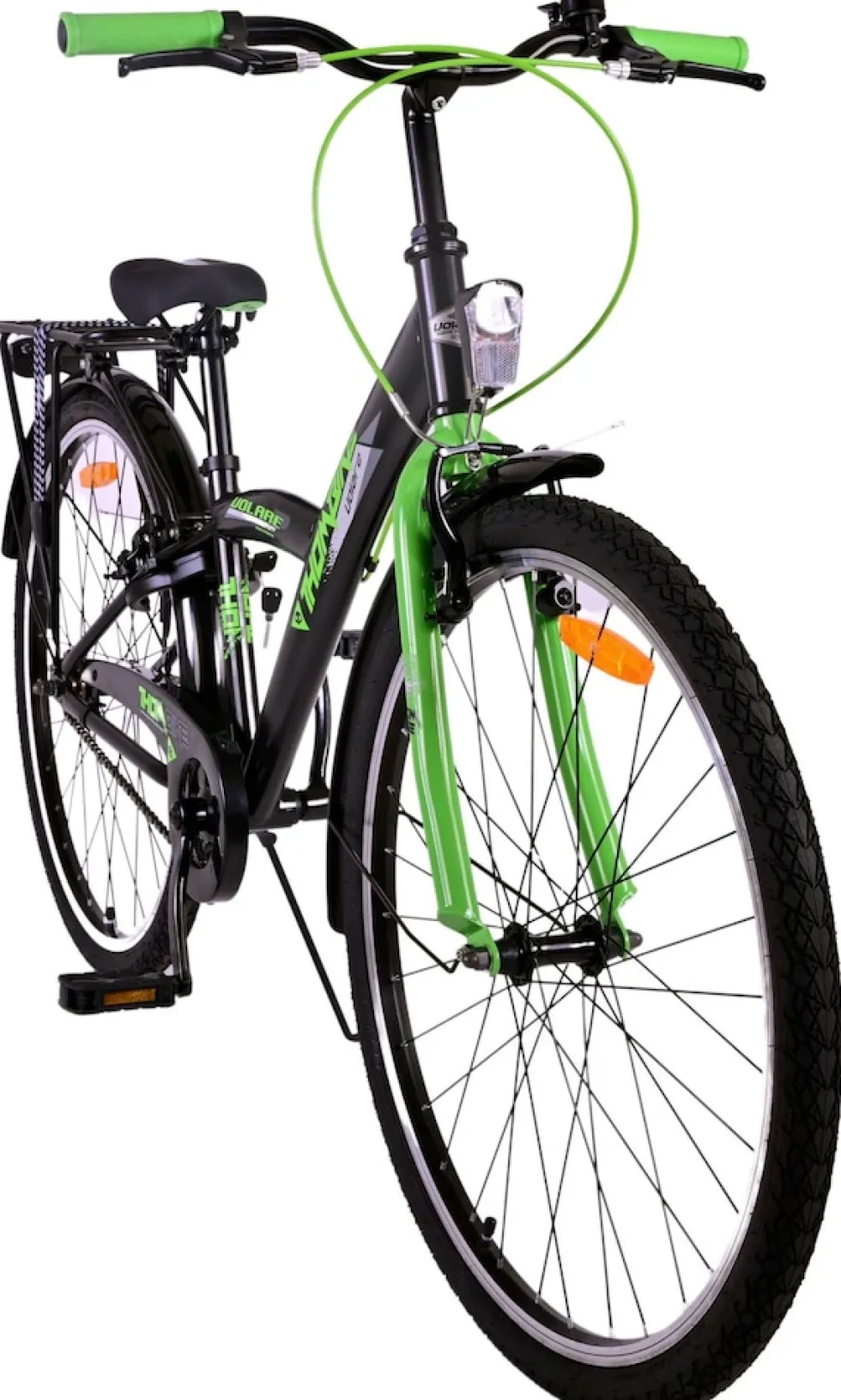 TPFSports Thombike Kinderfahrrad - Jungen - 26 Zoll - Rücktritt + Handbremse - Grün