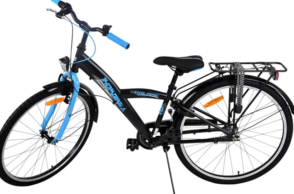 TPFSports Thombike Kinderfahrrad - Jungen - 26 Zoll - Rücktritt + Handbremse - 3 Gänge - Blau