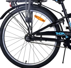 TPFSports Thombike Kinderfahrrad - Jungen - 24 Zoll - Rücktritt + Handbremse - 3 Gänge - Grün