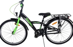 TPFSports Thombike Kinderfahrrad - Jungen - 24 Zoll - Rücktritt + Handbremse - 3 Gänge - Grün
