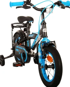 TPFSports Thombike Kinderfahrrad - Jungen - 12 Zoll - Rücktritt + Handbremse - Schwarz/Orange