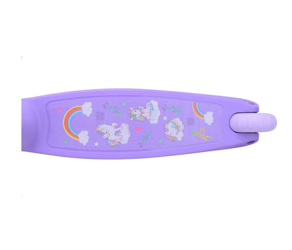 Tretroller / 3 Wheel Scooter Teeny FOLD, Unicorn Purple