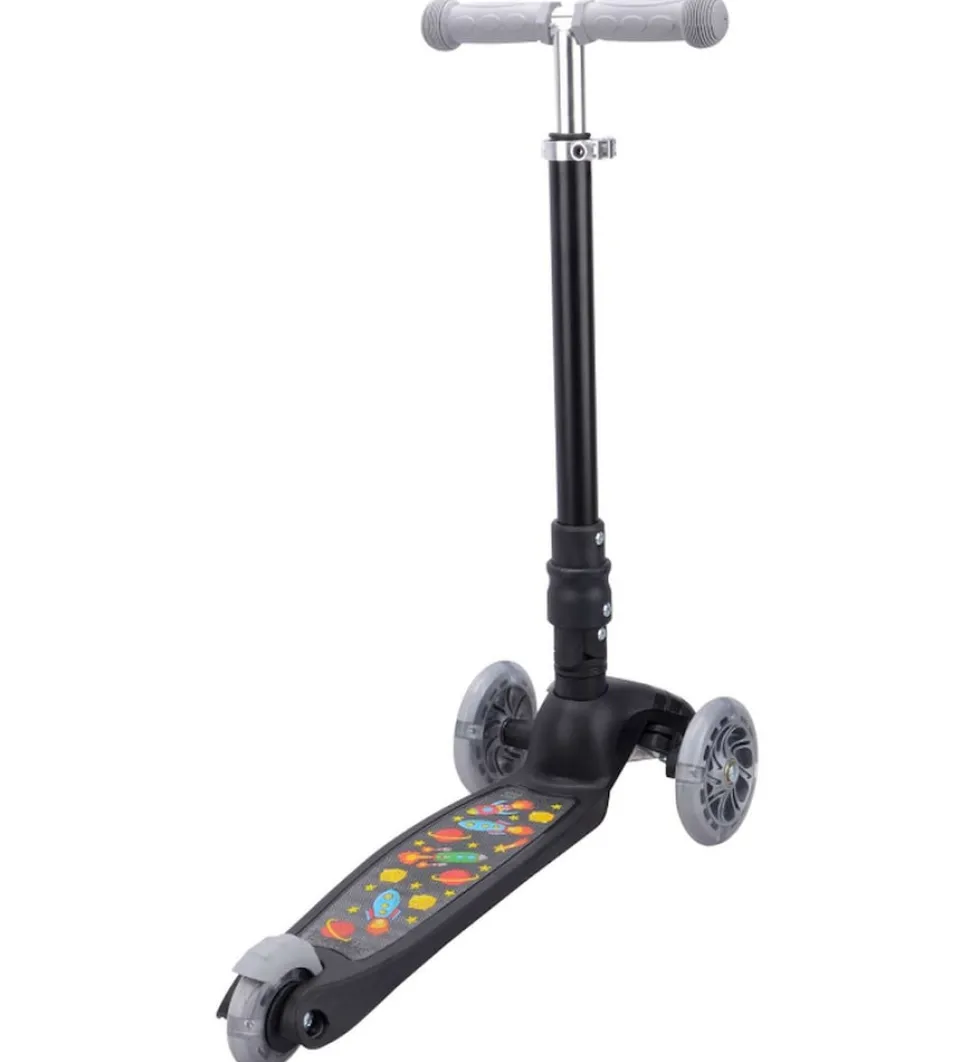 Tretroller / 3 Wheel Scooter Teeny FOLD, schwarz