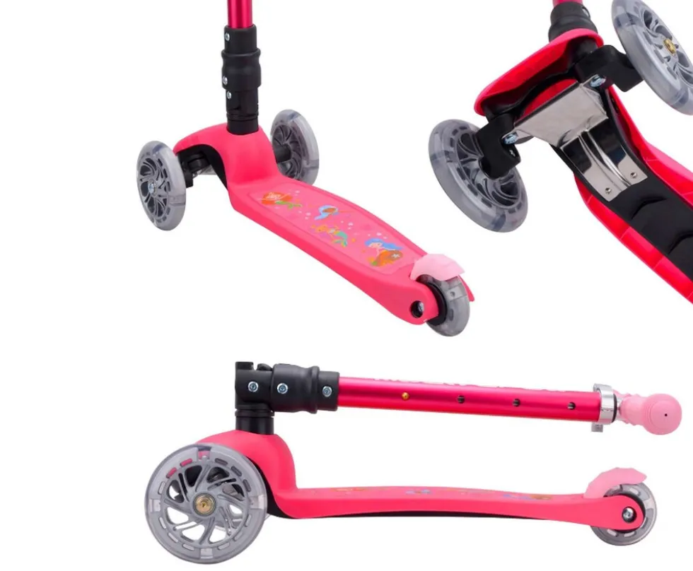 Tretroller / 3 Wheel Scooter Teeny FOLD, pink