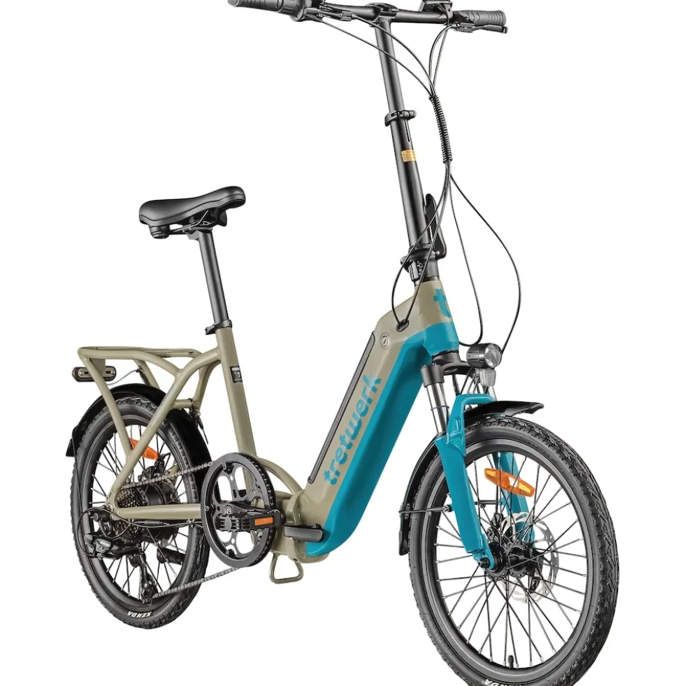 Tretwerk Camper 20" – Kompaktes E-Faltrad mit Shimano 7-Gang-Schaltung & 468Wh Akku