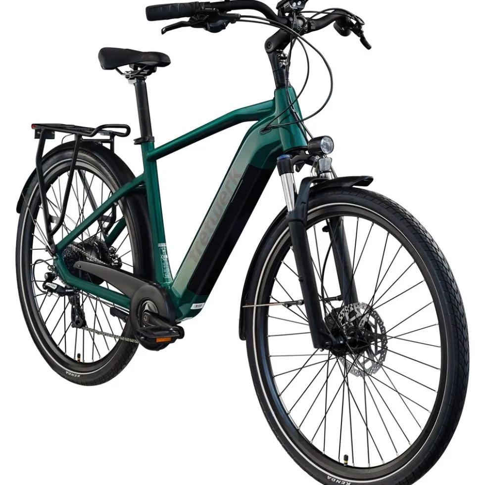 Tretwerk Onyx E Bike Trekkingrad ab 165 cm Elektrofahrrad 550 Wh Pedelec Trekking Rad Fahrrad mit 8 Gang und Beleuchtung StVZO