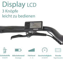 Tretwerk Sonic Pedelec 28 Zoll E Bike Trekkingrad 160 - 180 cm Elektrofahrrad Trekking 8 Gänge Damen Herren Fahrrad