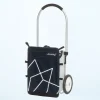 Trolley Max - Einkaufswagen marine/weiss