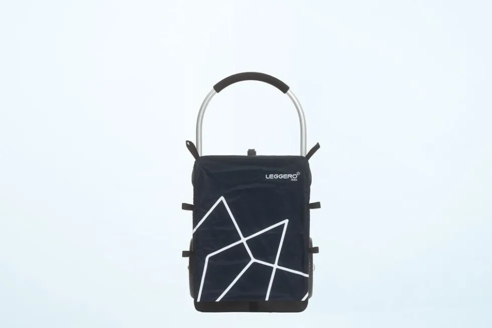 Trolley Max - Einkaufswagen marine/weiss