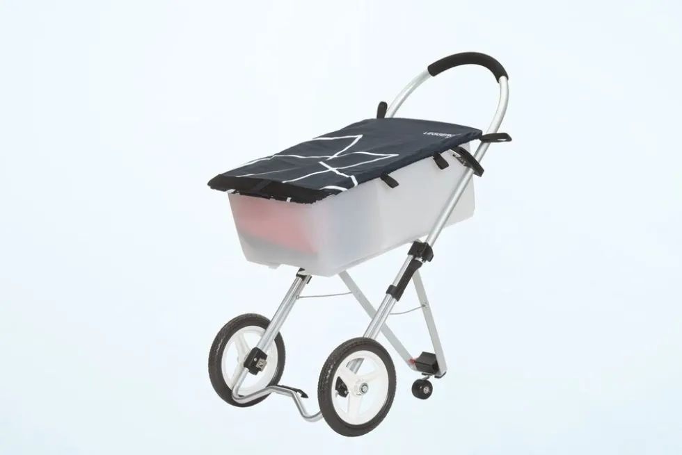 Trolley Max - Einkaufswagen marine/weiss