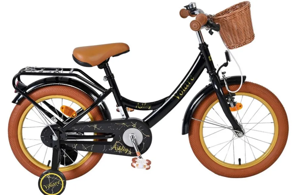 VOLARE Kinderfahrrad Ashley 16 Zoll, schwarz