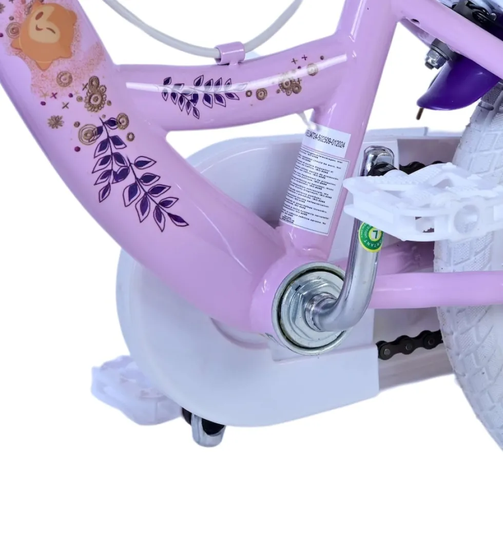 VOLARE Kinderfahrrad Disney Wish 12 Zoll, ohne Rücktrittbremse