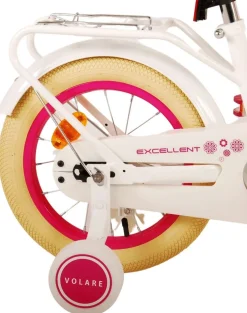 VOLARE Kinderfahrrad Excellent, 14 Zoll, weiß