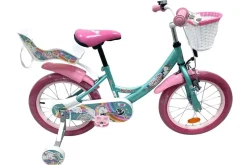 VOLARE Kinderfahrrad Unicorn 16 Zoll, grün