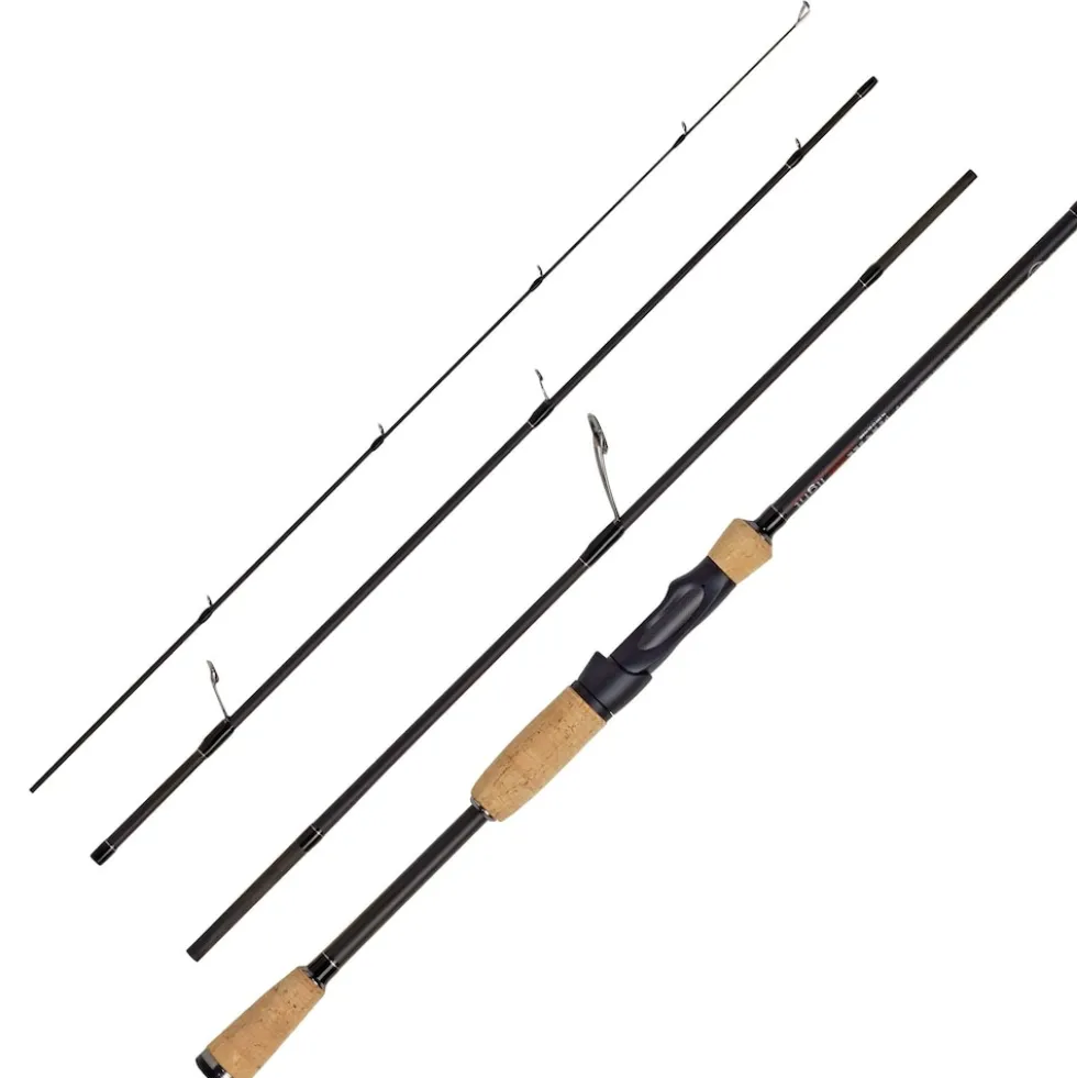 WFT Penzill Nano UL 2,03m 1-7g 4 Teile Ultra Light Spinnrute Reiserute