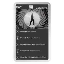 Winning Moves James Bond Cluedo & Top Trumps Quiz Bundle – deutschsprachiges 007 Spielset