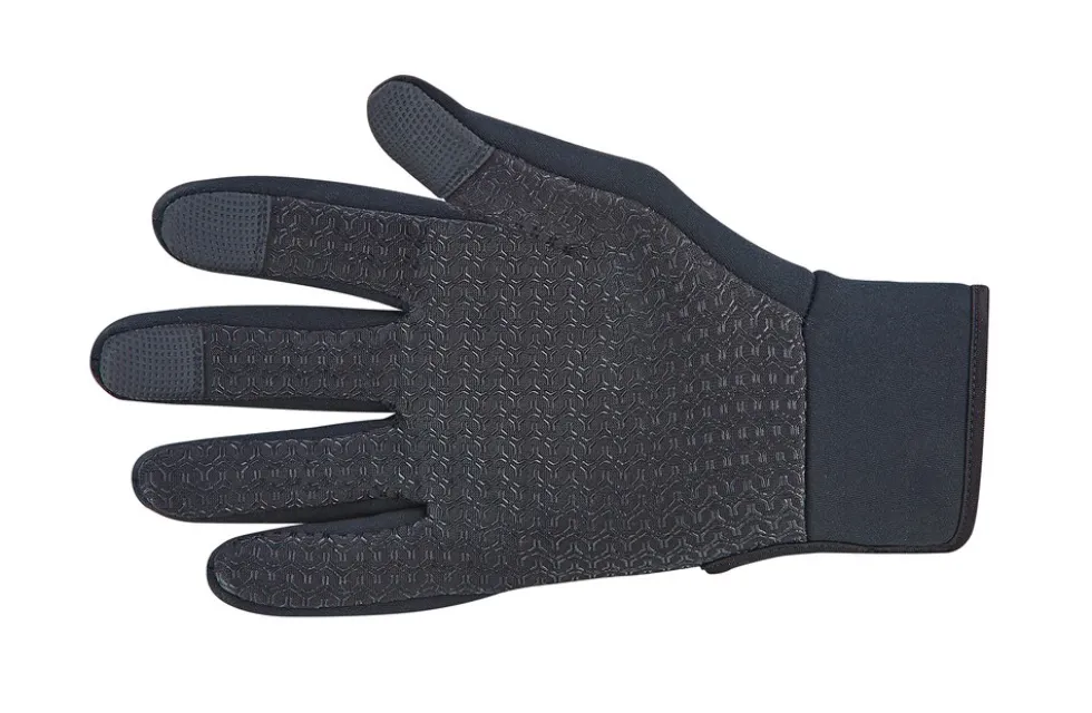 Winter Fahrradhandschuhe, wasserabweisendes und winddichtes Material, Relfektionselemente, Fleecefütterung, Größe: S/M, Farbe: schwarz