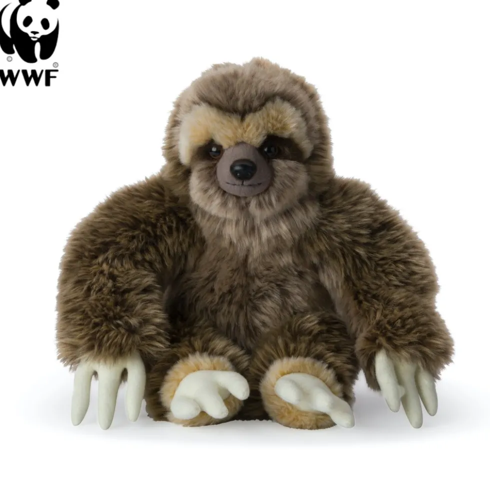 WWF Plüschtier Faultier Sloth Stofftier Kuscheltier Regenwald Tropen 28cm groß