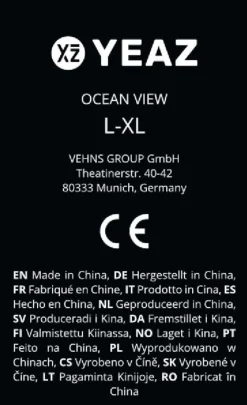 YEAZ Schnorchelmaske Gr. L-XL OCEAN VIEW