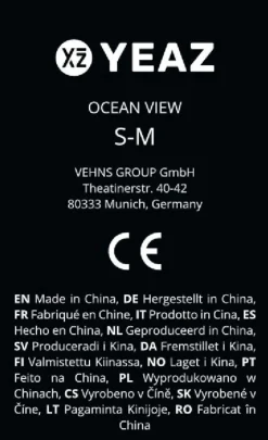 YEAZ Schnorchelmaske Gr. S-M OCEAN VIEW