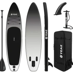 YEAZ SUP Board und Kit BLACK SANDS BEACH - EXOTRACE - SET