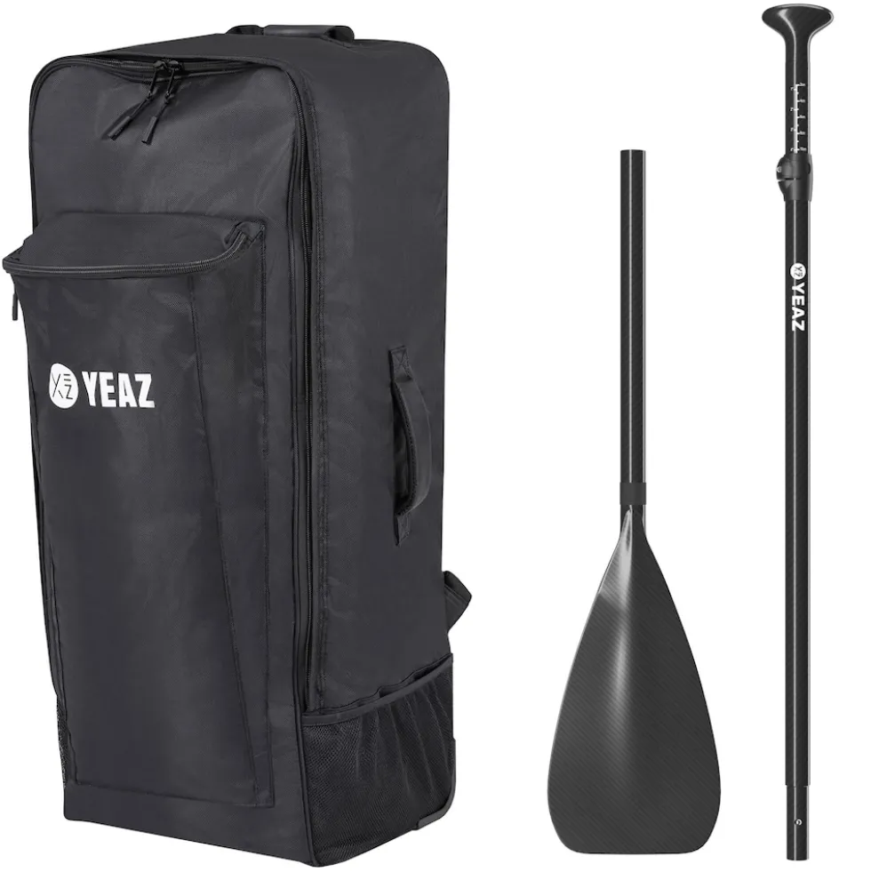 YEAZ Trolley-Rucksack und Carbon-Paddel KIT PRO