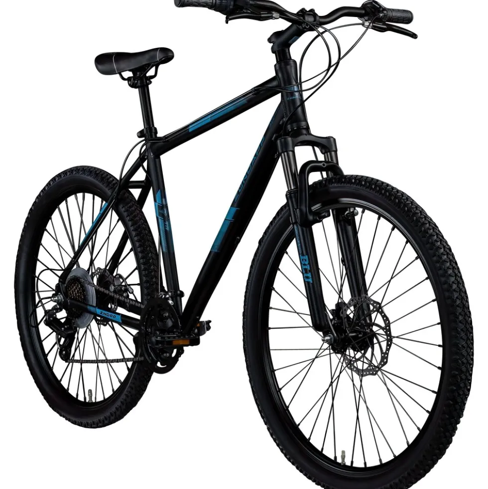 Zündapp Blue 4.0 Mountainbike Hardtail 27,5 Zoll Fahrrad 175 - 180 cm mit 21 Gängen MTB Shimano