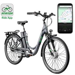 Zündapp Green 3.7 E Bike Damen 26 Zoll Pedelec 7 Gang Elektrofahrrad ab 140 cm Damenfahrrad retro Hollandrad mit Nabenschaltung