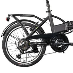 Zündapp Green 1.0 20 Zoll Elektro Klapprad für Erwachsene 150 - 180 cm 6 Gang E Klappfahrrad E Bike Faltrad Pedelec StVZO