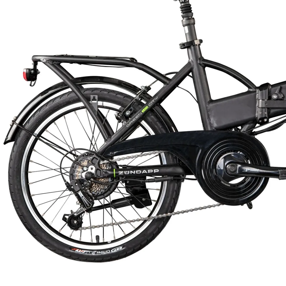 Zündapp Green 1.0 20 Zoll Elektro Klapprad für Erwachsene 150 - 180 cm 6 Gang E Klappfahrrad E Bike Faltrad Pedelec StVZO
