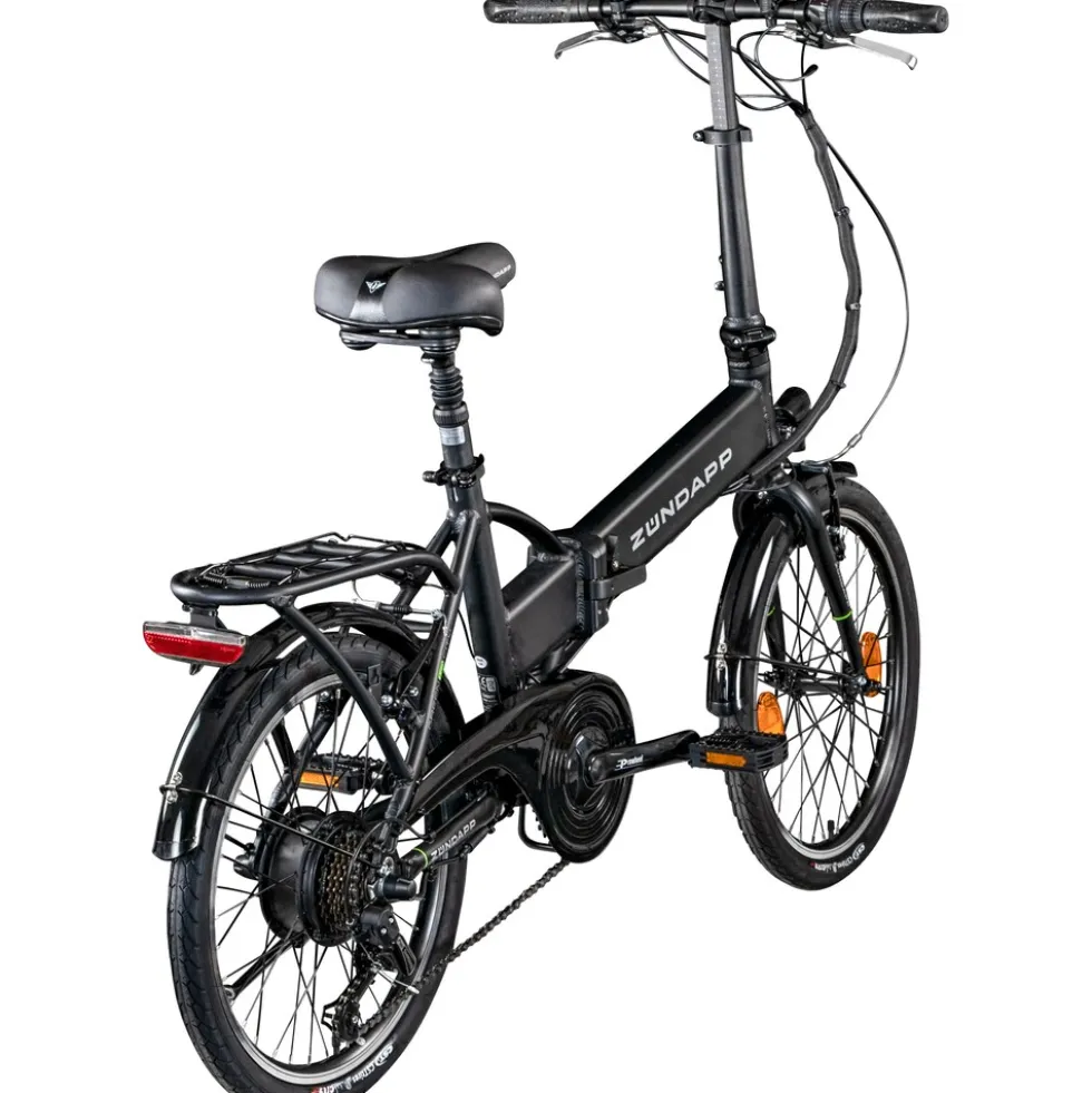 Zündapp Green 1.0 20 Zoll Elektro Klapprad für Erwachsene 150 - 180 cm 6 Gang E Klappfahrrad E Bike Faltrad Pedelec StVZO