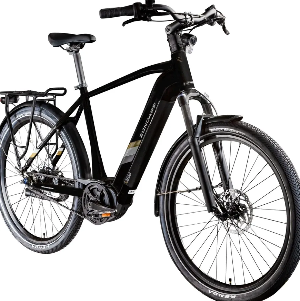Zündapp X850 Trekking E Bike 27,5 Zoll Pedelec 165-185 cm Trekking Fahrrad Riemenantrieb Elektrofahrrad 550Wh 7 Gang