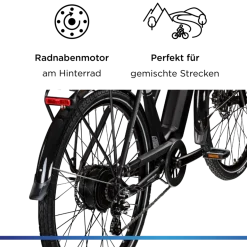 Zündapp Z810 E Bike Damen Trekkingrad ab 165 cm Elektrofahrrad 550 Wh Pedelec Trekking Rad Fahrrad mit 8 Gang und Beleuchtung StVZO