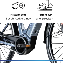 Zündapp Z909 E Bike Damen 28 Zoll Pedelec 150 - 170 cm Elektrofahrrad Bosch Damenfahrrad mit 7 Gang Schaltung E Fahrrad Hollandrad