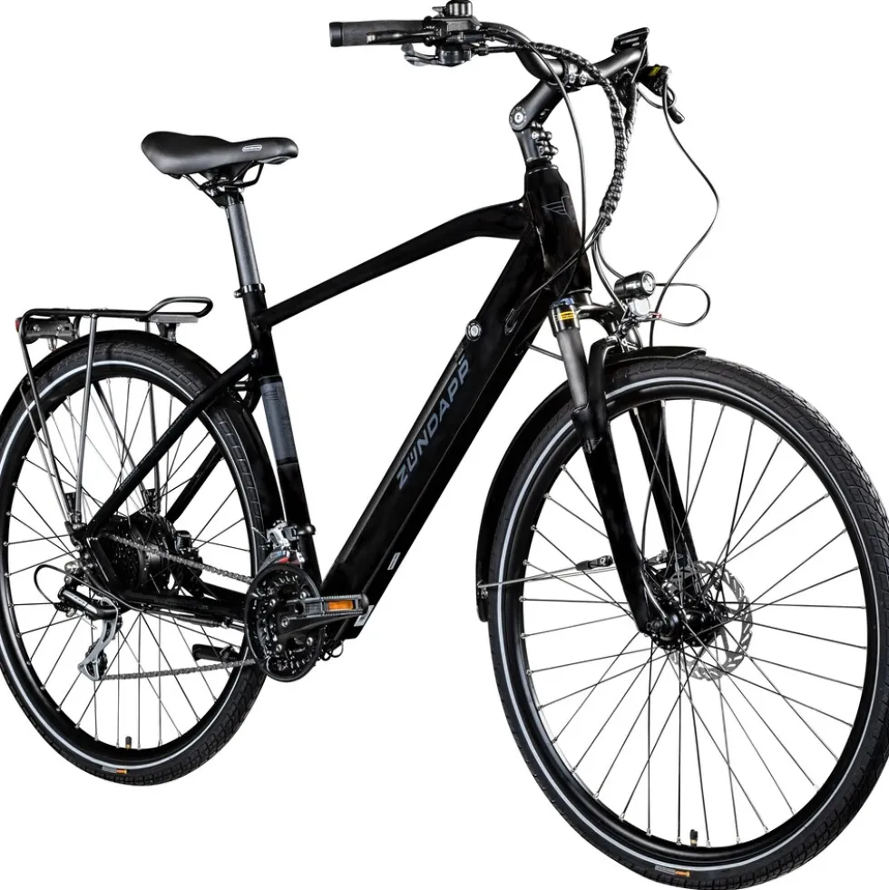 Zündapp Z810 E Bike Herren Trekkingrad ab 175 cm Elektrofahrrad 550 Wh Pedelec Trekking Rad Fahrrad mit 8 Gang und Beleuchtung StVZO
